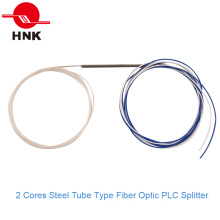 1: 2 Steel Tube Type Fiber Optic PLC Splitter